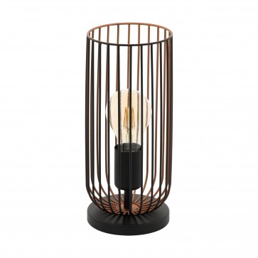 Lámpara de mesa SERIE Negro, cobre / 