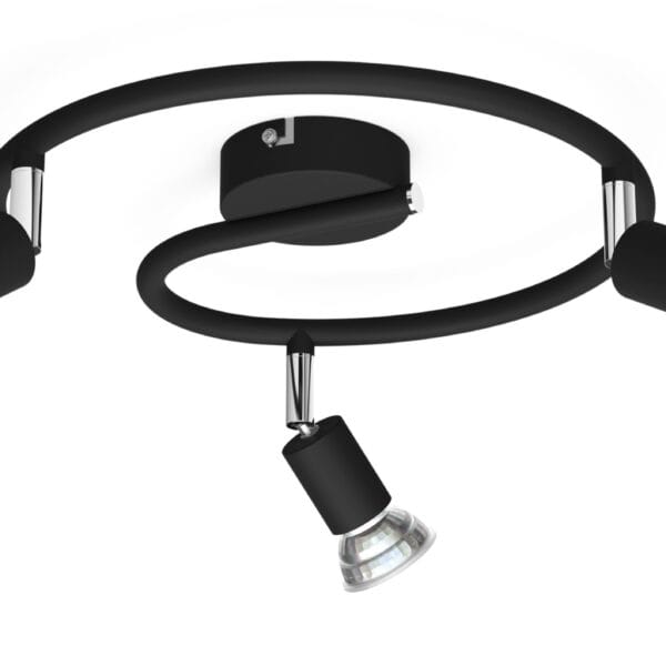 Lámpara Philips Limbali 3x GU10 Negra