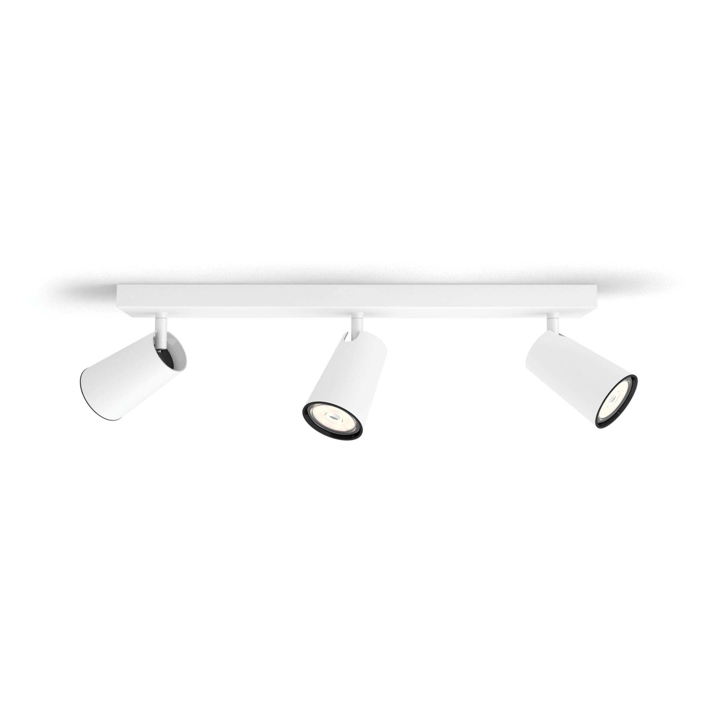 Lámpara de Techo Philips Paisley 3x GU10 Blanca