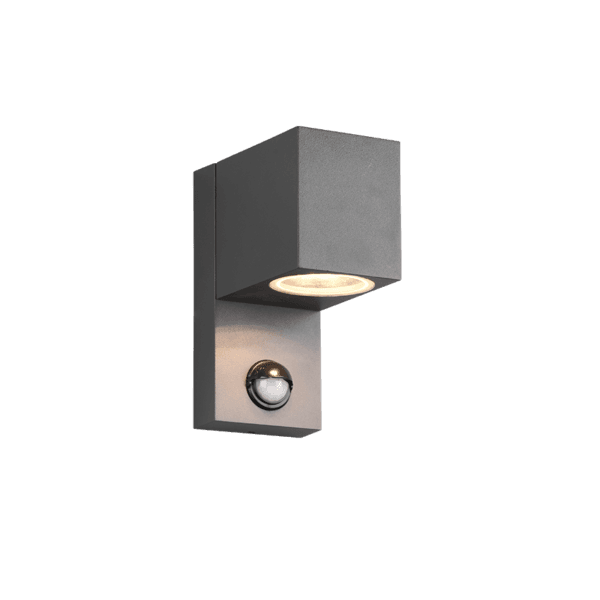 Lámpara de Pared ROYA Antracita IP44 - Iluminación Exterior Eficaz y Minimalista - Color: Antracita