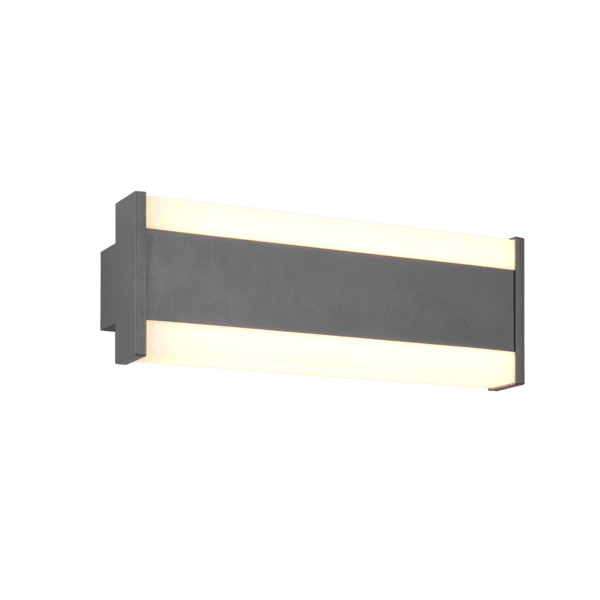 Aplique de PlC!stico de color Estera negra potencia 7 3000K IP44