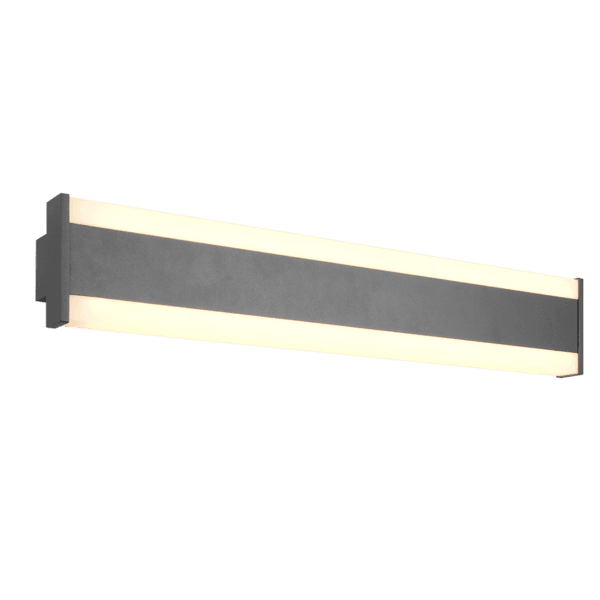 Aplique de PlC!stico de color Cromo potencia 11 3000K IP44