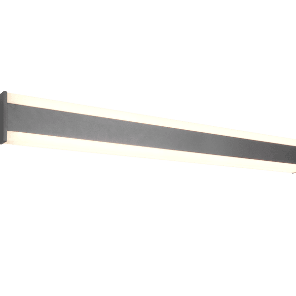 Aplique de PlC!stico de color Cromo potencia 7 3000K IP44