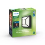 Aplique Exterior Philips Drosera LED 12W Para Pared o Techo IP44