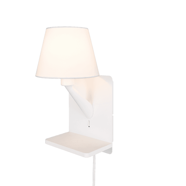 Aplique de Aluminio de color Estera negra potencia 15 2300+3000+4000K IP44
