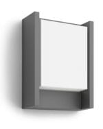 Aplique Mural Exterior LED 6W 4000K Aluminio Antracita Philips Arbour IP44