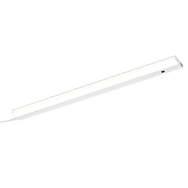 Lámpara LED SIMEO 77,7 cm para debajo del armario - Sensor de movimiento y diseño clásico en blanco - Color: Blanco - Material: Aluminio - Tipo de Luz: LED - Lúmenes: 1300 - Temperatura: 3000K