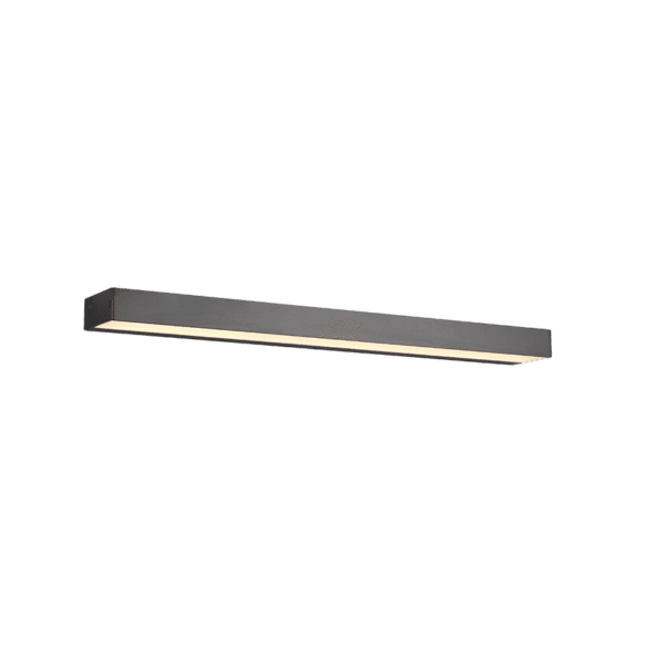 Lámpara ROCCO LED Negra Mate IP44 para Baño - Iluminación Eficiente y Acogedora - Color: Estera negra - Material: Aluminio - Tipo de Luz: LED - Lúmenes: 800 - Temperatura: 3000K