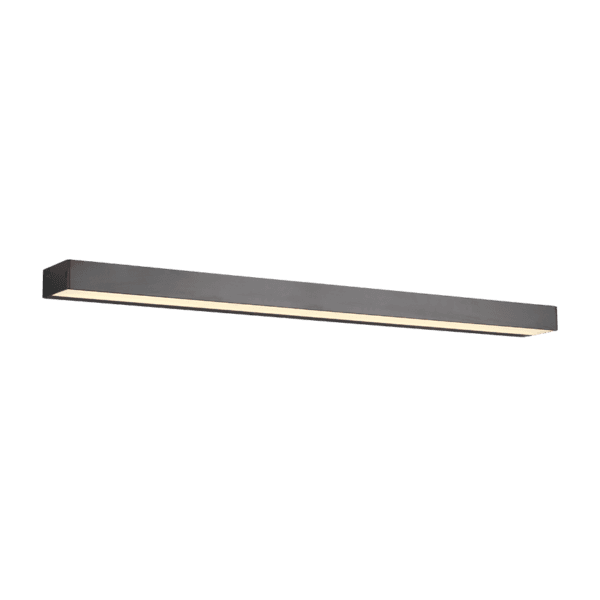 Lámpara ROCCO LED Negra Mate IP44 para Baño - Iluminación Eficiente y Acogedora - Color: Estera negra - Material: Aluminio - Tipo de Luz: LED - Lúmenes: 1400 - Temperatura: 3000K