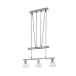 Lámpara de Techo Colgante LEVISTO TRIO Lighting 3 y 4 Luces E14 Altura Regulable Ancho 60,5 y 80 cm