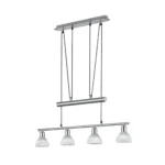 Lámpara de Techo Colgante LEVISTO TRIO Lighting 3 y 4 Luces E14 Altura Regulable Ancho 60,5 y 80 cm