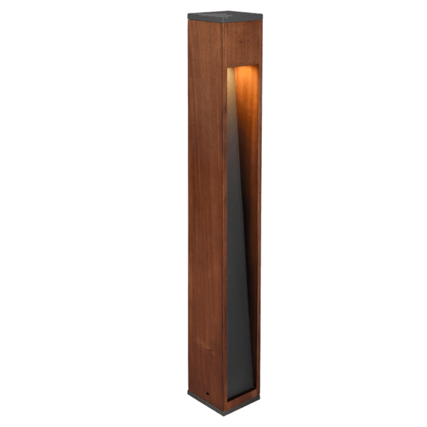 Luz Exterior CANNING de Madera - Luminaria IP44 para Jardín y Patio - Color: Color madera - Material: Madera natural