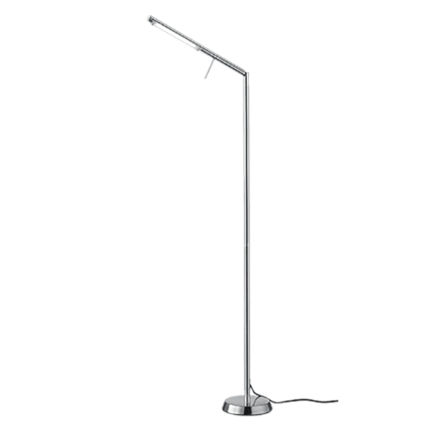 Lámpara de Pie Filigran LED Regulable Níquel Mate - Diseño Minimalista y Eficiencia Energética - Color: Níquel mate - Material: Metal - Tipo de Luz: LED - Lúmenes: 700 - Temperatura: 3000K