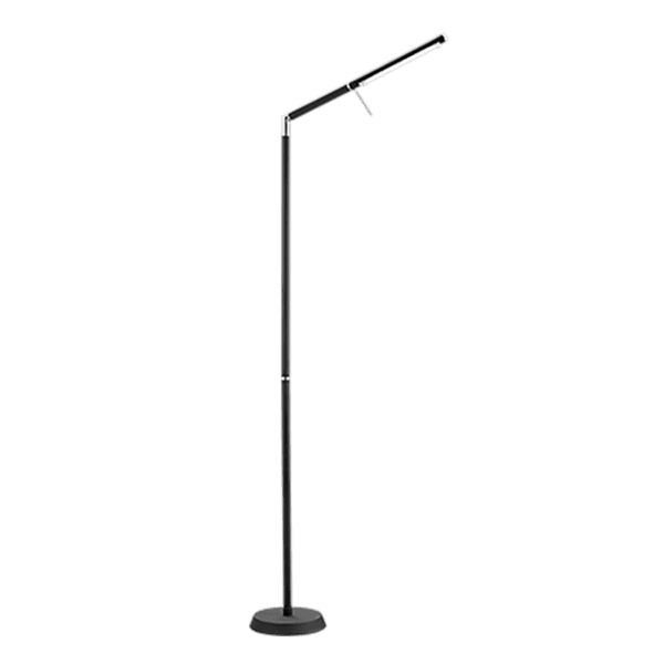 Lámpara de Pie FILIGRAN Negra LED Regulable - Elegancia y Eficiencia Energética - Color: Estera negra - Material: Metal - Tipo de Luz: LED - Lúmenes: 700 - Temperatura: 3000K