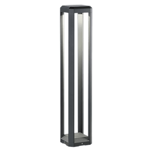 Lámpara de Exterior LOGONE Antracita LED - Eficiencia Energética y Diseño Moderno - Color: Antracita - Material: Aluminio fundido - Tipo de Luz: LED - Lúmenes: 1300 - Temperatura: 3000K