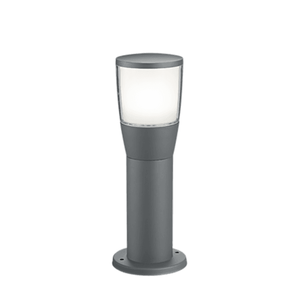 Vela Puff Cristal Blanco - Luminaria LED Antracita Elegante y Eficiente - Color: Antracita - Material: Aluminio fundido - Tipo de Luz: LED - Lúmenes: 660 - Temperatura: 3000K