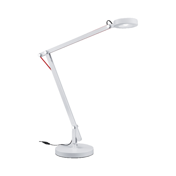 Lámpara de Sobremesa AMSTERDAM Blanco LED - Modernidad y Eficiencia Energética - Color: Blanco - Material: Metal - Tipo de Luz: LED - Lúmenes: 500 - Temperatura: 3000K