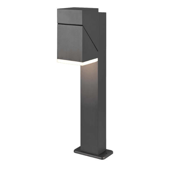 Lámpara de Camino AVON Antracita LED - Diseño Moderno y Eficiencia Energética - Color: Antracita - Material: Aluminio fundido - Tipo de Luz: LED Temperatura: 3000K