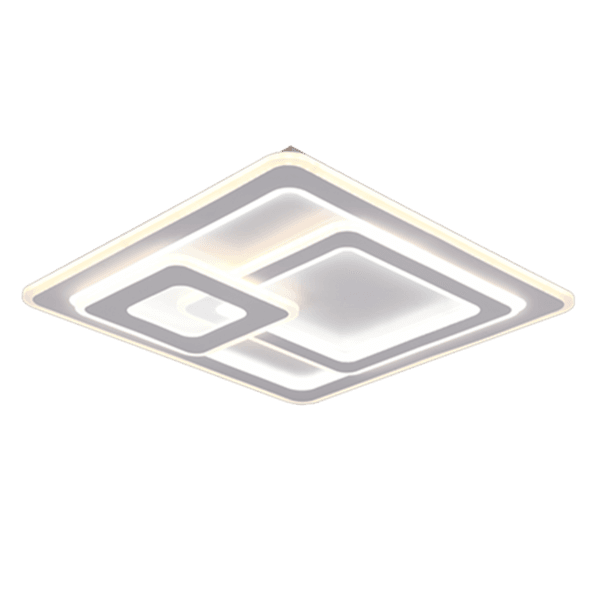 Lámpara de Techo MITA LED Blanco Mate con Mando a Distancia - Iluminación Eficiente y Elegante - Color: Estera blanca - Material: Metal - Tipo de Luz: LED - Lúmenes: 9250 - Temperatura: 2700 - 6000K