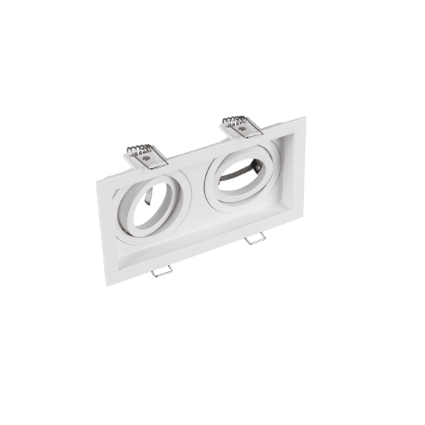 Foco Empotrable KENAI Blanco Mate - Iluminación LED Regulable y Eficiente - Color: Estera blanca - Material: Metal