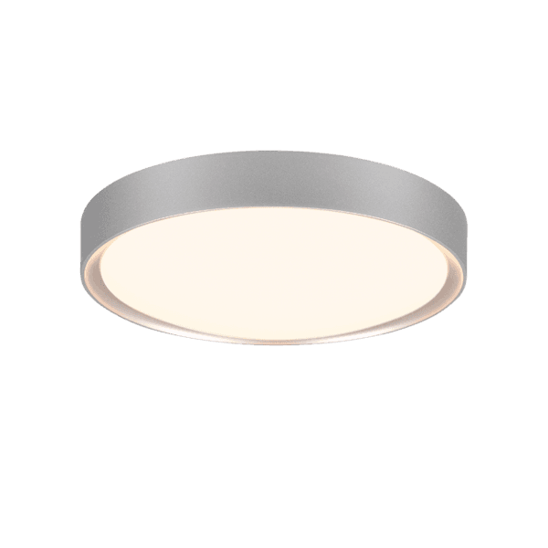 Lámpara de Techo CLARIMO Titanio 33 cm - Diseño Atemporal y Eficiencia Energética LED - Color: Titán - Material: Plástico - Tipo de Luz: LED - Lúmenes: 1850 - Temperatura: 3000K