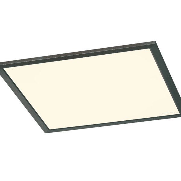 Luminaria de Techo PHOENIX LED Blanco y Negro - Eficiencia Energética y Diseño Moderno - Color: Estera negra - Material: Metal - Tipo de Luz: LED - Lúmenes: 3000 - Temperatura: 3000K
