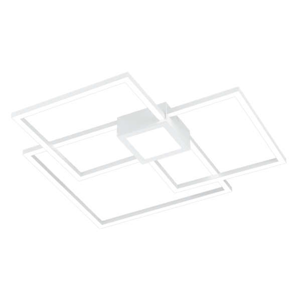 Lámpara HYDRA LED Blanca Mate - Diseño Geométrico, Regulable y Eficiente Energéticamente - Color: Estera blanca - Material: Metal - Tipo de Luz: LED - Lúmenes: 4400 - Temperatura: 4000K