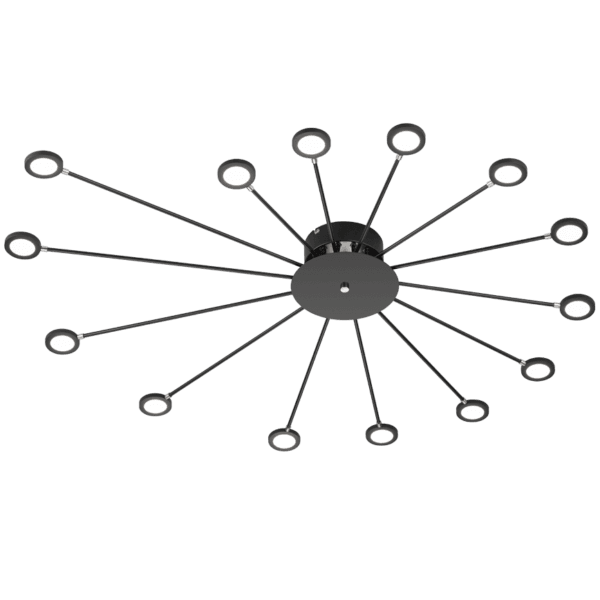 Aplique PEACOCK LED Negro Mate - Regulable, Eficiencia Energética y Diseño Moderno - Color: Estera negra - Material: Metal - Tipo de Luz: LED - Lúmenes: 270 - Temperatura: 3000K