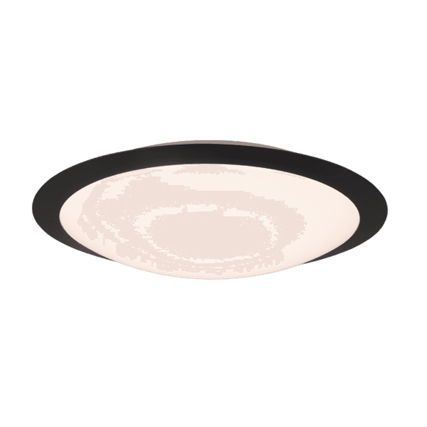 Lámpara de Techo UMBERTO Negro Mate LED IP44 - Eficiencia Energética y Estilo - Color: Estera negra - Material: Plástico - Tipo de Luz: LED - Lúmenes: 1900 - Temperatura: 3000K