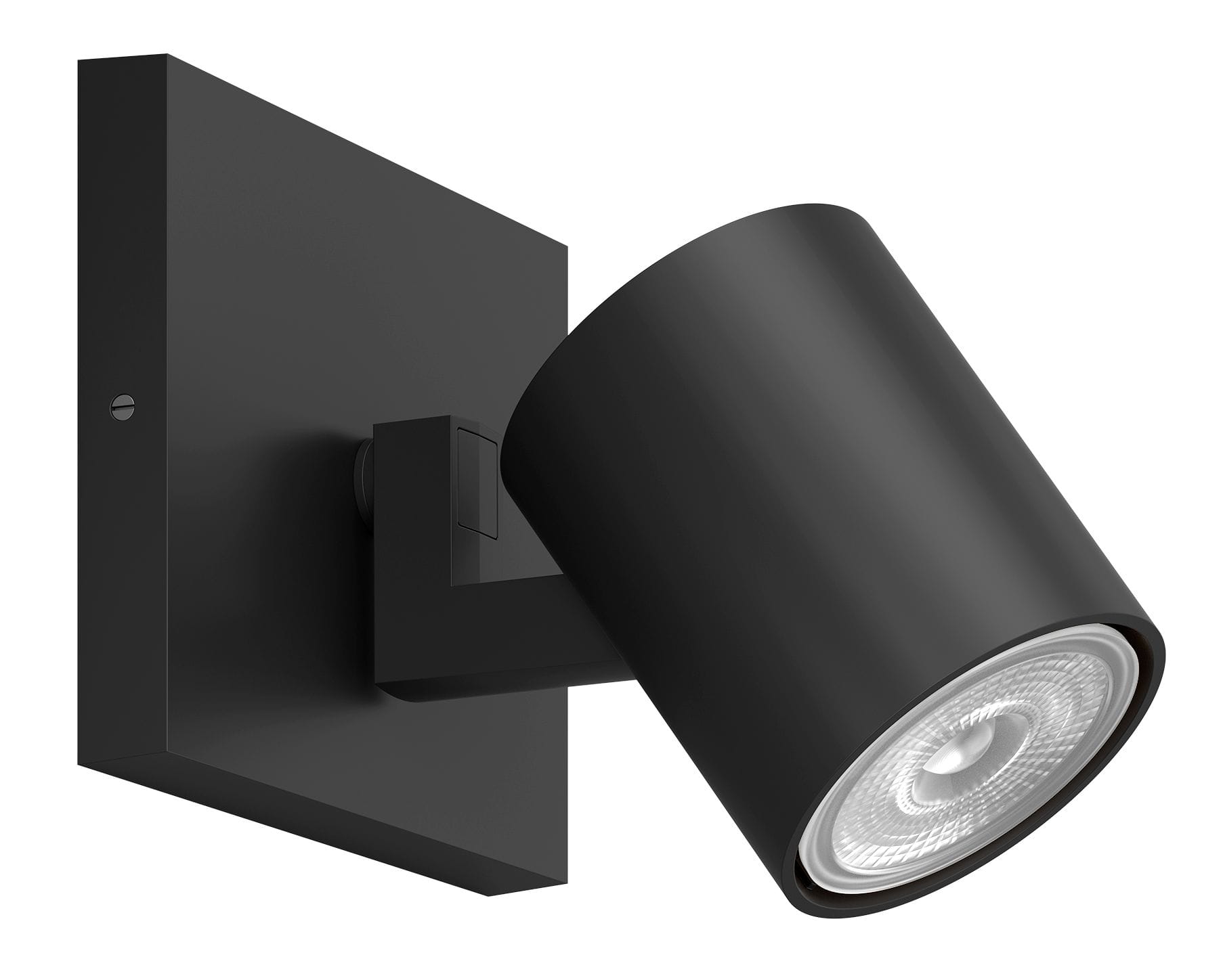 lampara-de-techo-philips-runner-1x-gu10-negra Lámpara de Techo Philips Runner 1x GU10 Negra