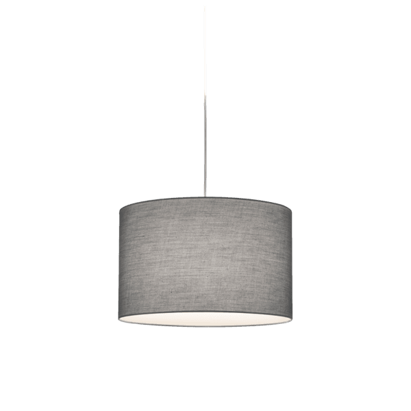 Colgante HOTEL en gris - Iluminación LED para sistema DUOline, diseño acogedor. - Color: Gris - Material: Tela