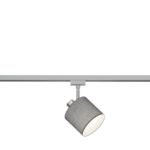 TOMMY Spot Gris - Sistema de Iluminación LED para Carriles DUOline, Eficiencia y Estilo Moderno - Color: Gris - Material: Tela