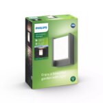 Aplique Philips Arbour LED Antracita Instalado en Fachada