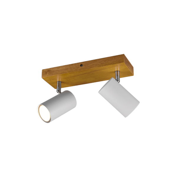 Proyector MARLEY Minimalista Blanco Mate - Iluminación LED Eficiente y Versátil - Color: Estera blanca - Material: Metal