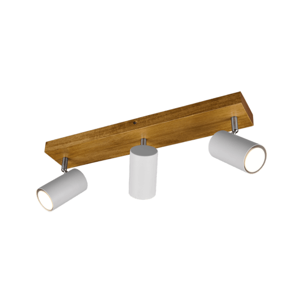 Proyector MARLEY Blanco Mate: Luminaria Minimalista y Ajustable para tu Hogar - Color: Estera blanca - Material: Metal