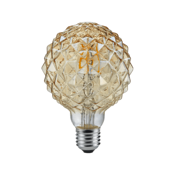 Bombilla LED Filamento TRIO Marrón Claro - Eficiencia Energética y Estilo Retro - Color: Ámbar - Material: Metal - Tipo de Luz: LED - Lúmenes: 320 - Temperatura: 2700K