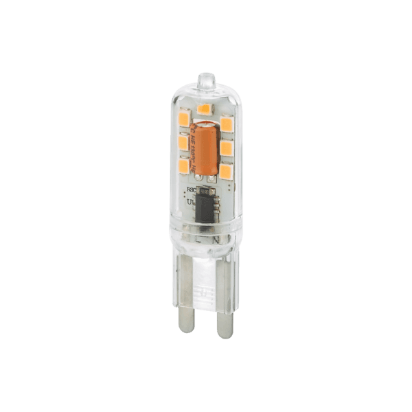 Fuente de luz LED TRIO G9 - Juego de 2, Eficiencia Energética y Alta Calidad de Luz - Color: Blanco - Material: Plástico - Tipo de Luz: LED - Lúmenes: 200 - Temperatura: 3000K