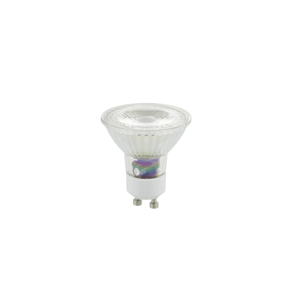 REFLEKTOR LED GU10 - Fuente de luz regulable, plata, ahorro energético y larga vida útil - Color: Plata - Material: Vidrio - Tipo de Luz: LED - Lúmenes: 345.0 - Temperatura: 3000K