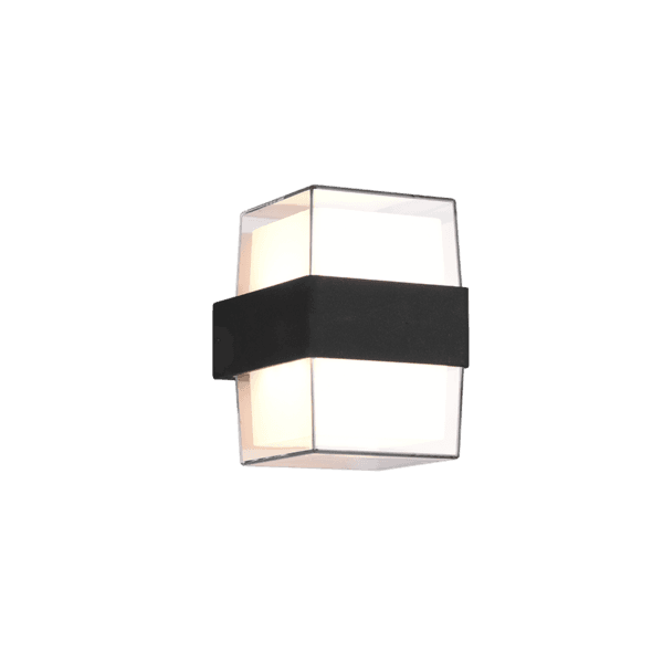 Aplique LED Molina IP54 - Iluminación Exterior Eficiente y Moderna en Color  - Color: Antracita - Material: Aluminio fundido - Tipo de Luz: LED - Lúmenes: 550 - Temperatura: 3000K