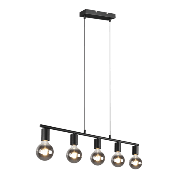 Luminaria VANNES en Negro Mate: Diseño Sencillo y Ahorro Energético LED - Color: Estera negra - Material: Metal