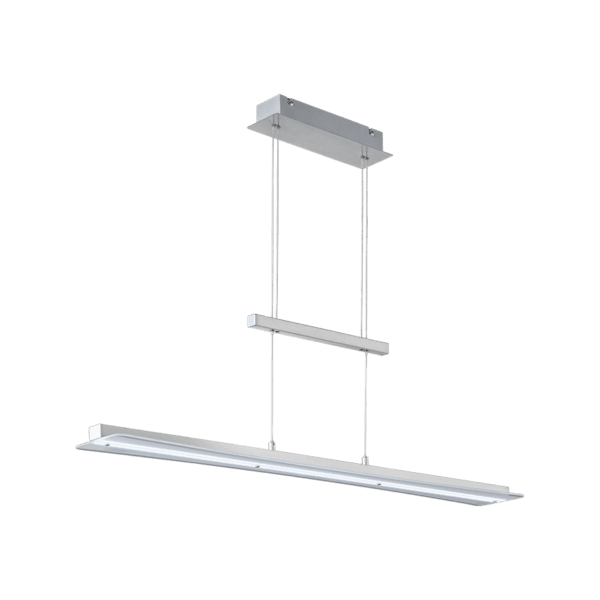 Lámpara Colgante SMASH LED Ajustable con Regulador y Eficiencia Energética en Níquel Mate - Color: Níquel mate - Material: Metal - Tipo de Luz: LED - Lúmenes: 1980 - Temperatura: 3000+4000+5000+6500K