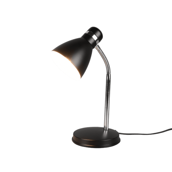 Lámpara de Mesa HARVEY en Negro Mate - Diseño Purista y Eficiencia Energética LED - Color: Estera negra - Material: Metal