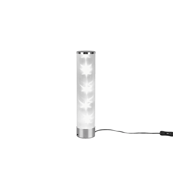 Lámpara de Sobremesa RICO RGBW - Diseño Minimalista en Cromo con Control Remoto