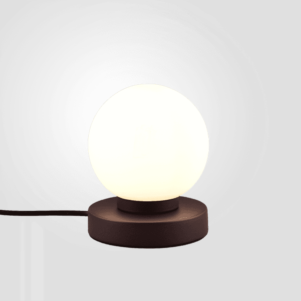 Lámpara de Sobremesa PRINZ II - Diseño Sencillo, Luz Táctil y Ahorro Energético - Color: Óxido - Material: Metal