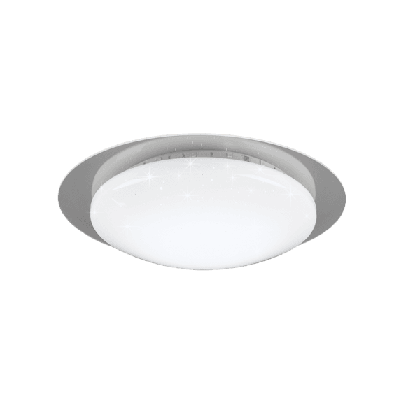 Lámpara de Techo BILBO RGBW con Control Remoto y Tecnología LED Eficiente - Color: Blanco - Material: Plástico - Tipo de Luz: LED - Lúmenes: 1000 - Temperatura: 2700 - 5500K