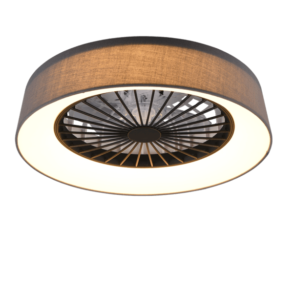 Luz de techo y ventilador FARSUND LED gris - Eficiencia & estilo moderno en tu hogar - Color: Gris - Material: Plástico - Tipo de Luz: LED - Lúmenes: 2600 - Temperatura: 3000 - 6500K