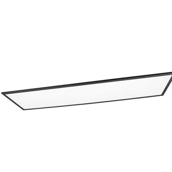 Panel LED GAMMA Negro Mate Regulable con Mando | Eficiencia Energética y Estilo Moderne - Color: Estera negra - Material: Metal - Tipo de Luz: LED - Lúmenes: 4200 - Temperatura: 2700 - 6500K