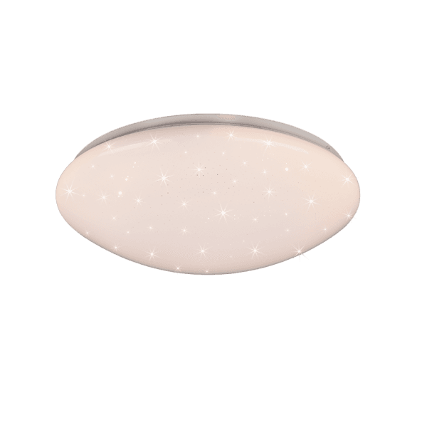 Lámpara de Techo LED LUKIDA 40 cm - Regulable, Mando a Distancia y Estilo Elegante en Blanco - Color: Blanco - Material: Plástico - Tipo de Luz: LED - Lúmenes: 2000 - Temperatura: 2700 - 6000K