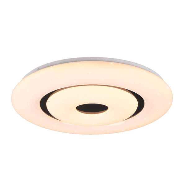 Lámpara de Techo Inteligente RANA WiZ LED - Eficiencia Energética y Control Remoto - Color: Blanco - Material: Plástico - Tipo de Luz: LED - Lúmenes: 2400 - Temperatura: 2700 - 6000K