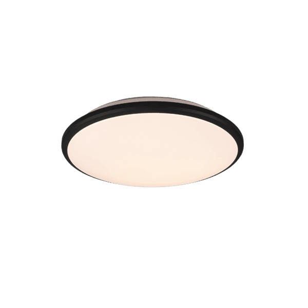 Lámpara de Techo LIMBUS LED Negra Mate - Eficiencia Energética y Diseño Moderno - Color: Estera negra - Material: Plástico - Tipo de Luz: LED - Lúmenes: 2300 - Temperatura: 3000K
